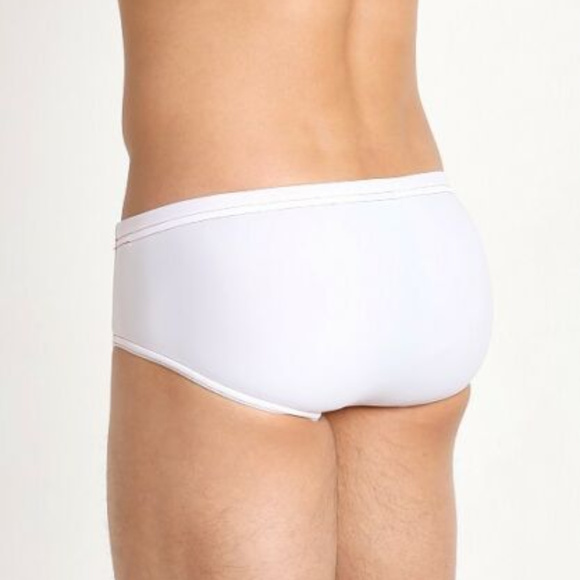 N2N Men's FS2 White Fusion Sport Trunk - New - Picture 2 of 3